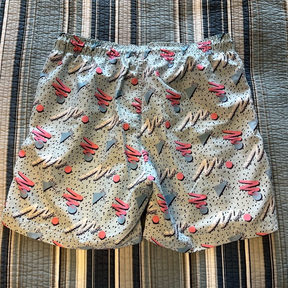 Men’s 90s Swim Trunks Bathing Suit - Picture 2 of 3